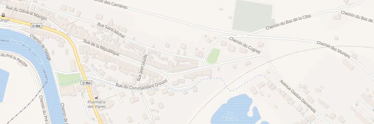 Plan du 87 Rue de la République à Belleville-sur-Meuse