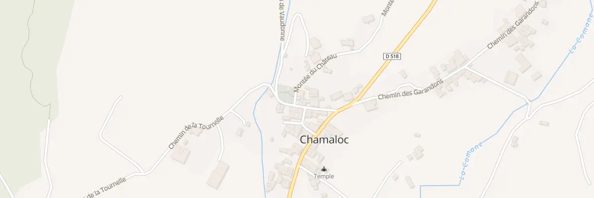 Plan du 5027 Le Village à Chamaloc