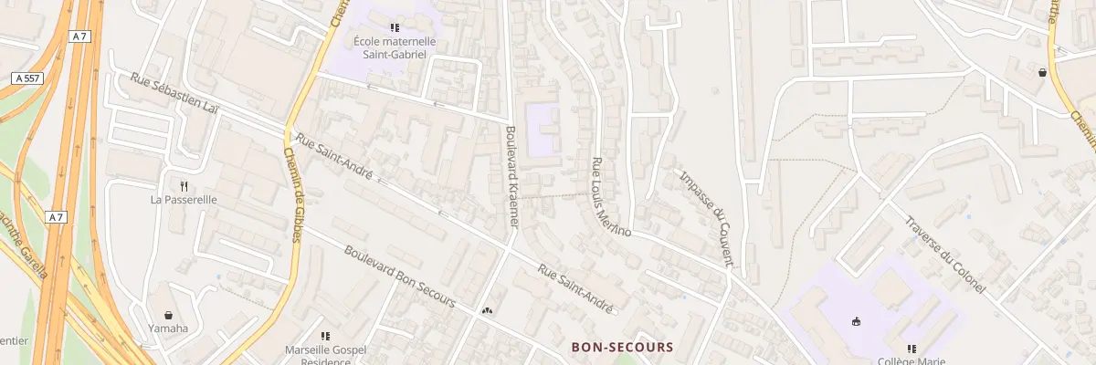 Plan du 5 Mte des Genets à Marseille 14e Arrondissement
