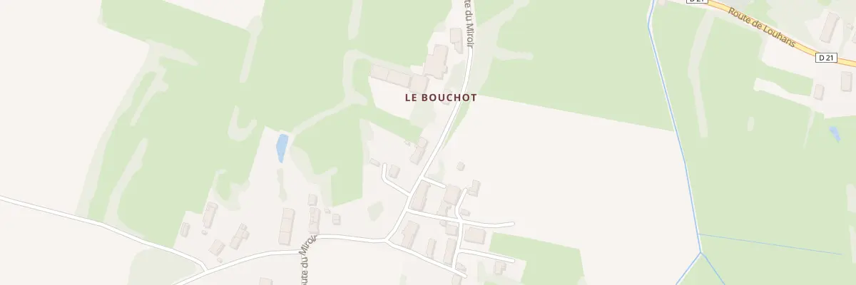 Plan du 8 Rte de le Miroir à Flacey-en-Bresse