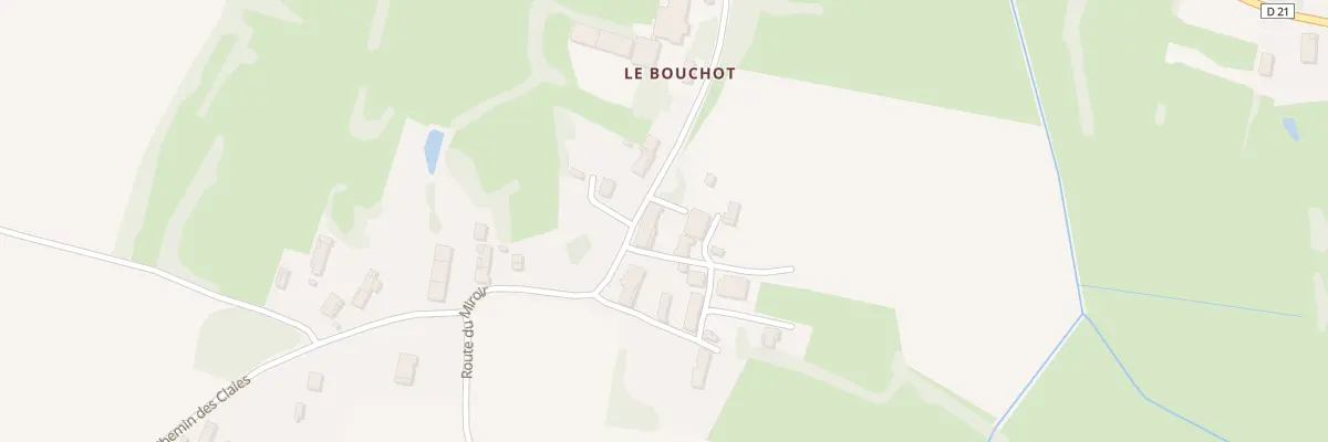 Plan du 2 Imp du Mollard à Flacey-en-Bresse
