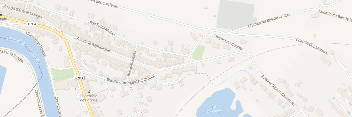 Plan du 89 Rue de la République à Belleville-sur-Meuse