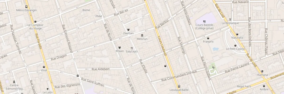 Plan du 67 Rue d’italie à Marseille 6e Arrondissement