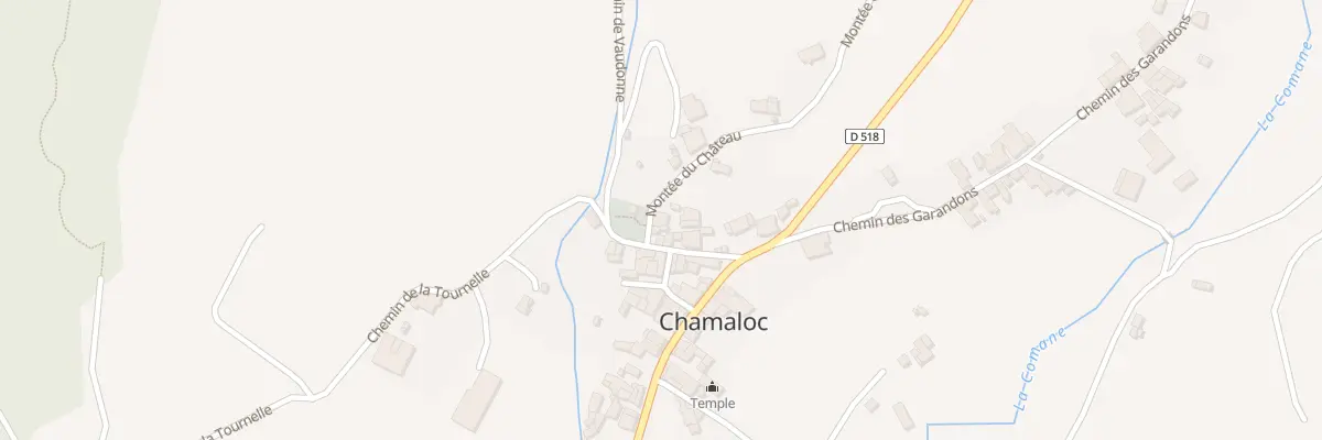 Plan du 5028 Le Village à Chamaloc