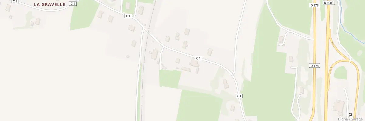 Plan du 15 Che de la Gravelle à Digna