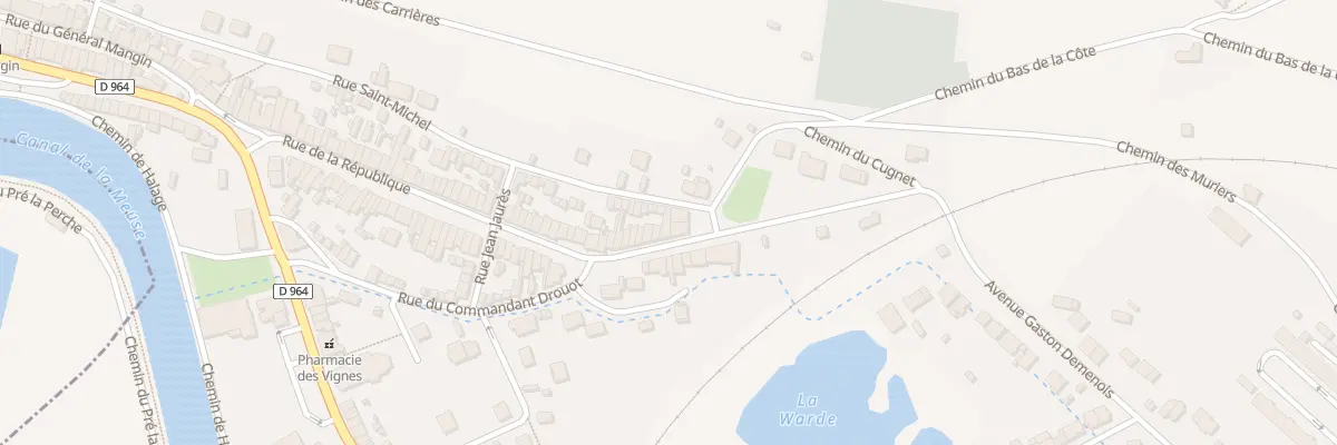 Plan du 91 Rue de la République à Belleville-sur-Meuse