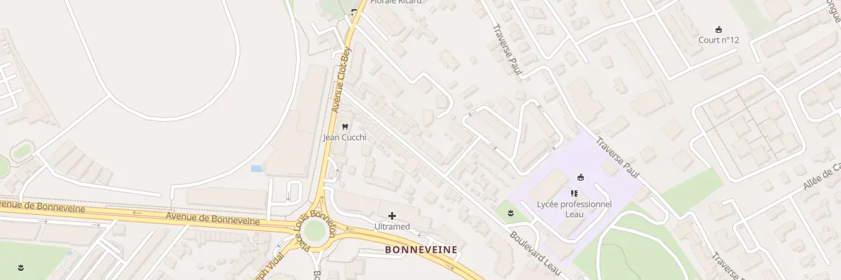Plan du 37 Bd Leau à Marseille 8e Arrondissement
