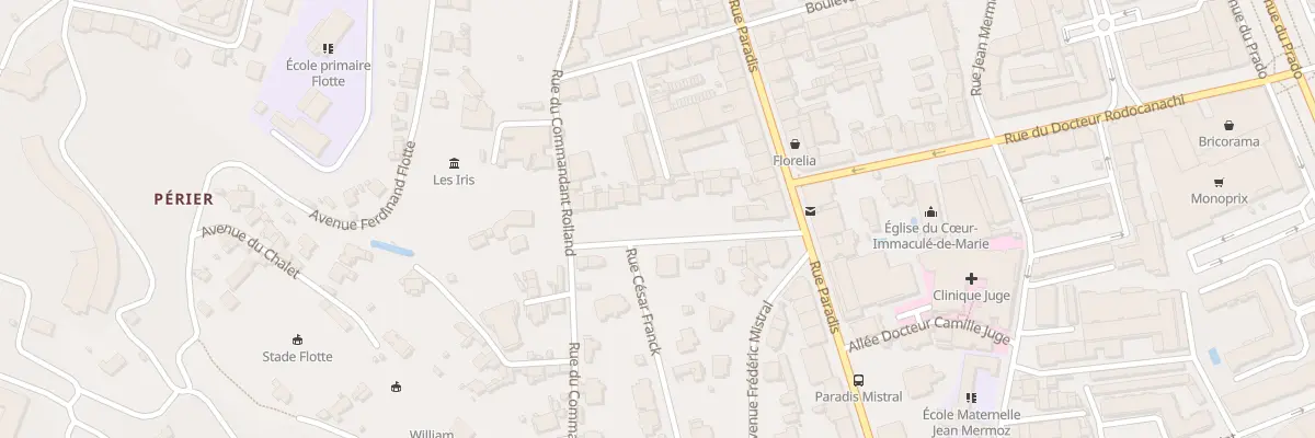 Plan du 8 Bd Rivet à Marseille 8e Arrondissement