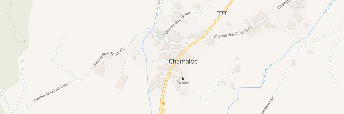 Plan du 5017 Le Village à Chamaloc