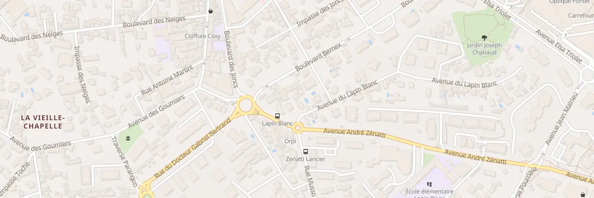 Plan du 3B Av du Lapin Blanc à Marseille 8e Arrondissement