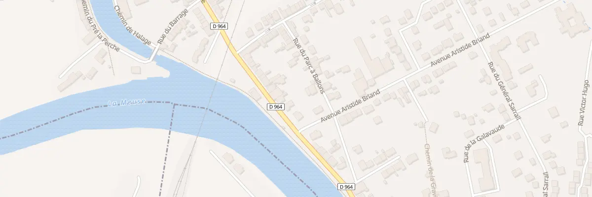 Plan du 66T Rue du Général de Gaulle à Belleville-sur-Meuse