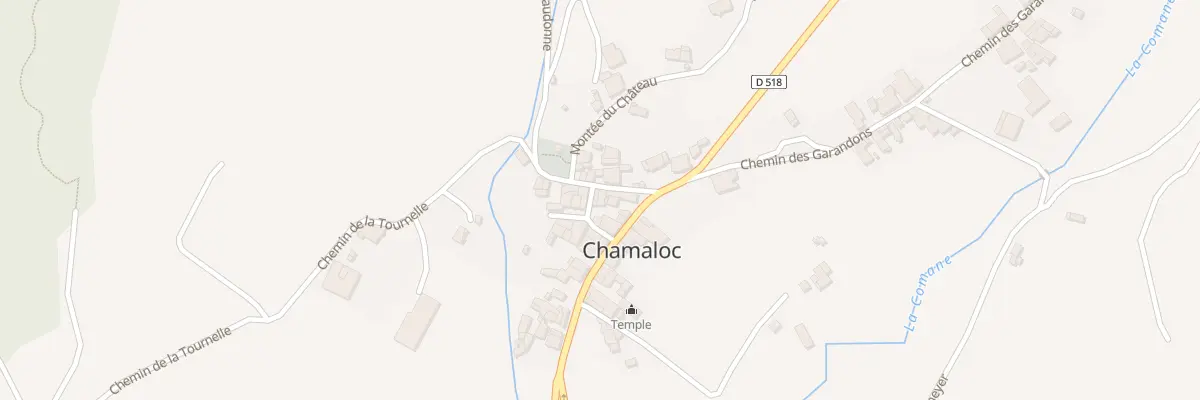 Plan du 5069 Le Village à Chamaloc