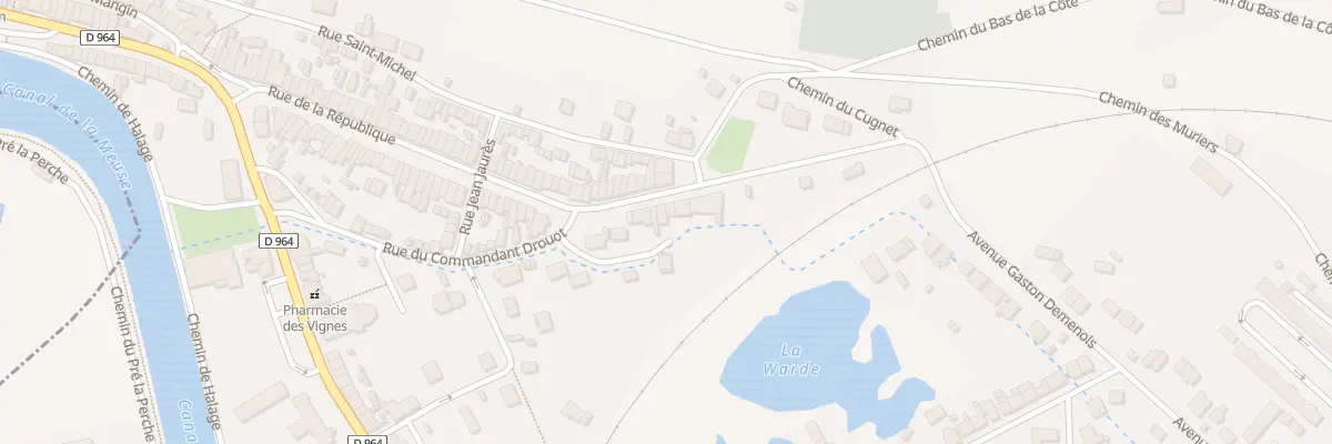 Plan du 72 Rue de la République à Belleville-sur-Meuse