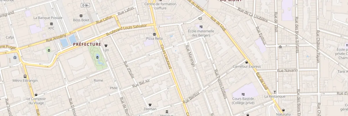 Plan du 71 Crs Lieutaud à Marseille 6e Arrondissement