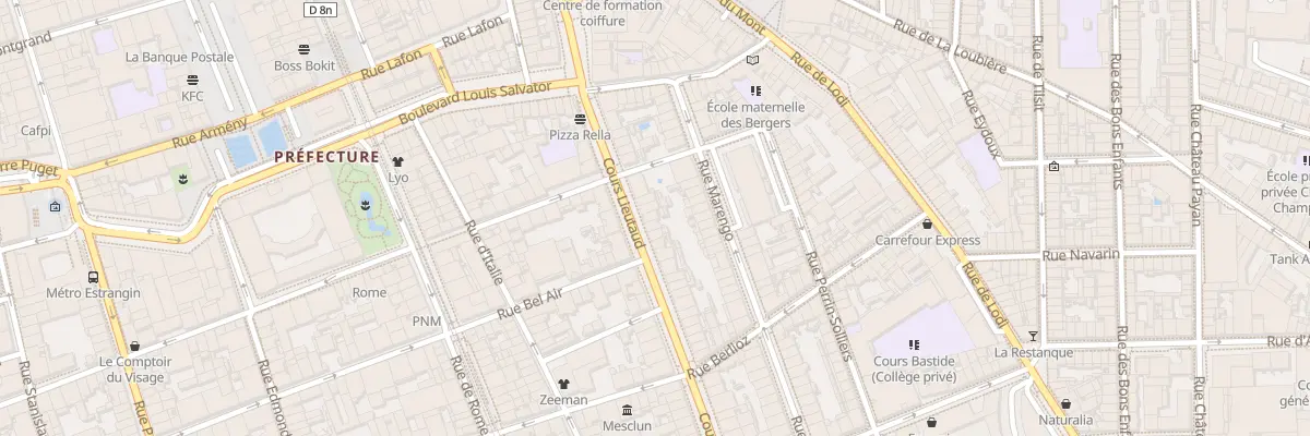 Plan du 73 Crs Lieutaud à Marseille 6e Arrondissement
