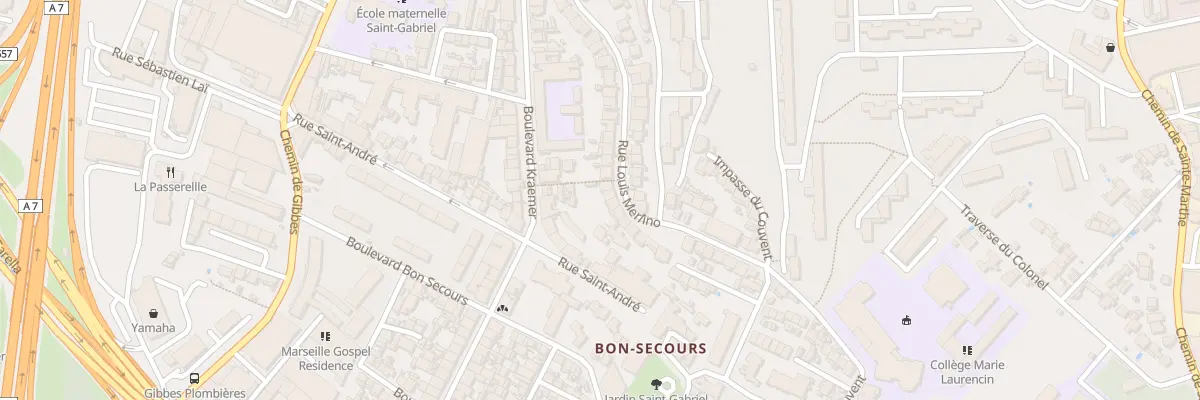 Plan du 48 Rue louis merlino à Marseille 14e Arrondissement