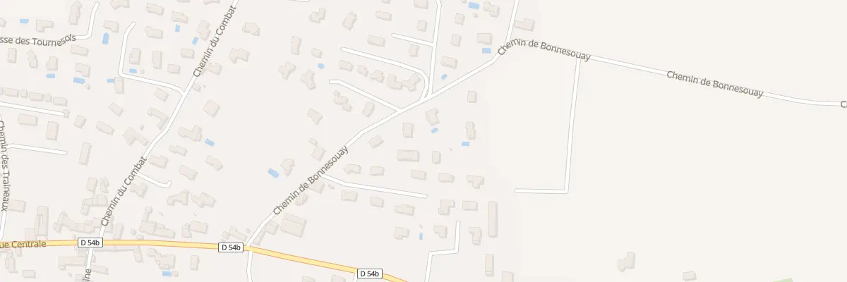Plan du 256 Che de Bonnesouay à Ruy-Montceau