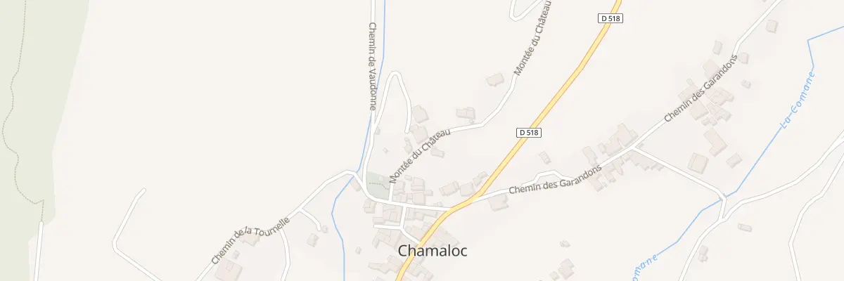 Plan du 5030 Le Village à Chamaloc