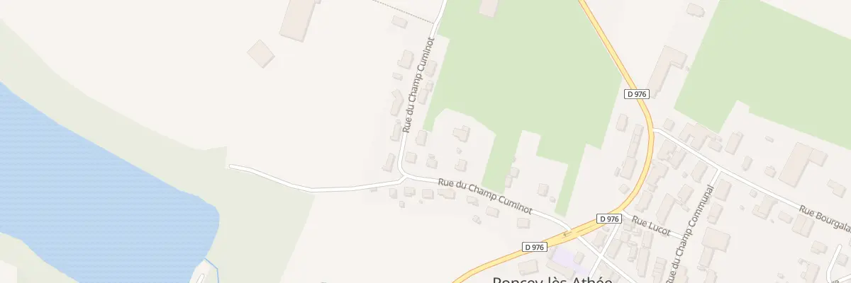 Plan du 16 Rue du Champ Cuminot à Poncey-lès-Athée