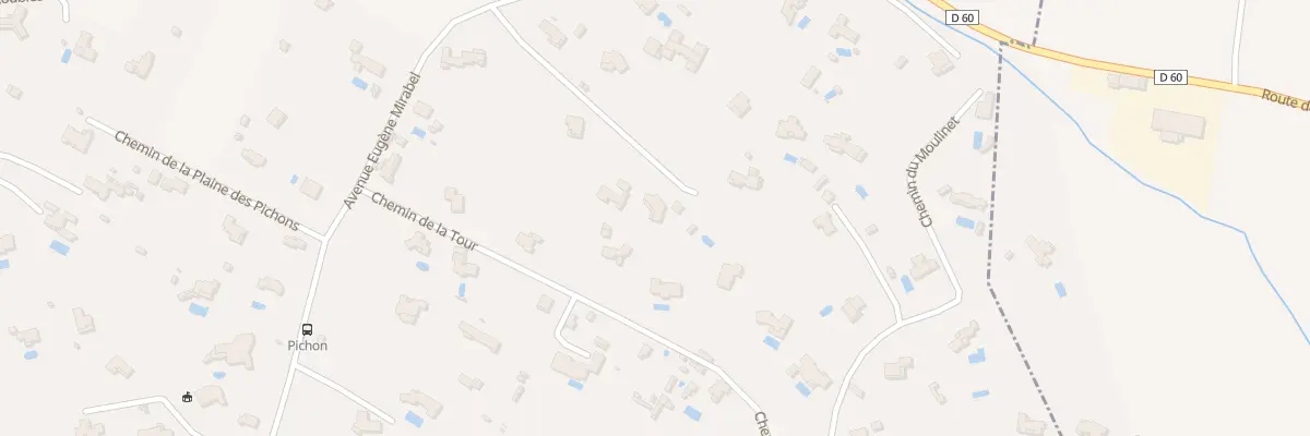 Plan du 9051 Milane à Cabriès