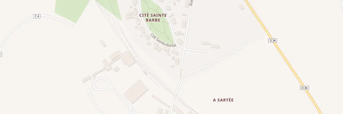 Plan du 67 Cite Sainte Barbe à Dugny-sur-Meuse