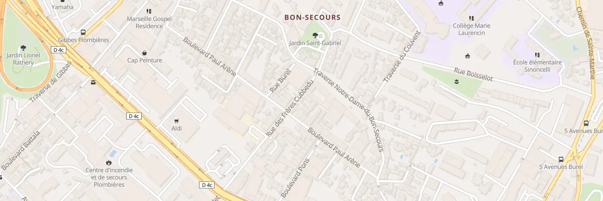 Plan du 30B Rue des Freres Cubbedu à Marseille 14e Arrondissement