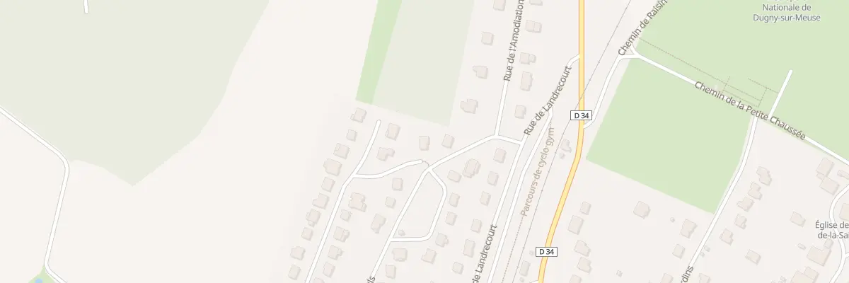 Plan du 8 Rue des Tilleuls à Dugny-sur-Meuse