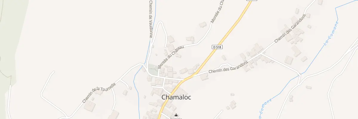 Plan du 5094 Le Village à Chamaloc