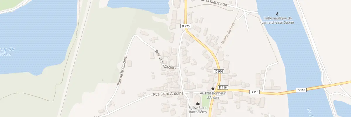 Plan du 2 Rue de la Glacière à Lamarche-sur-Saône