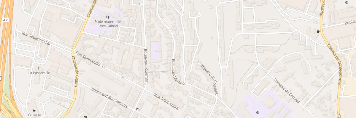 Plan du 41 Rue louis merlino à Marseille 14e Arrondissement