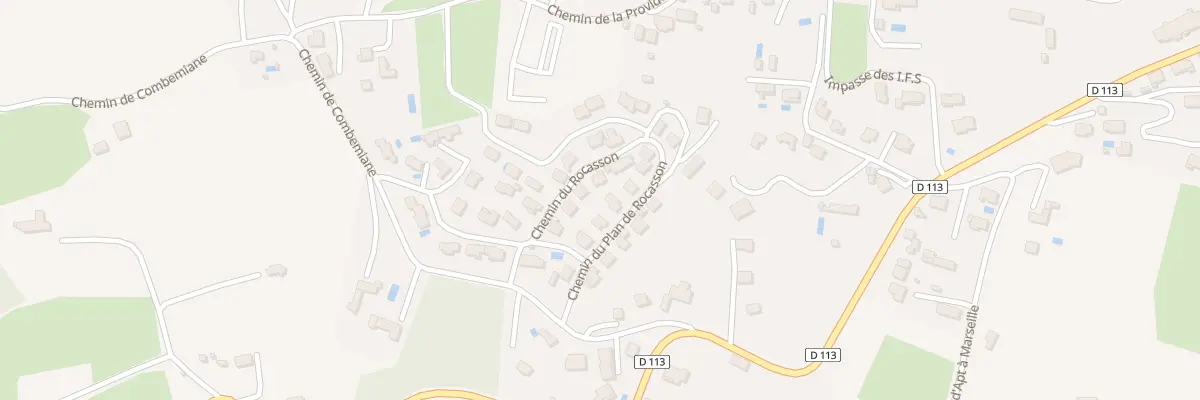 Plan du 7 Che de Sencers à Apt