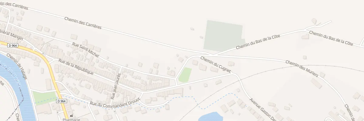 Plan du 1 Che de Fleury à Belleville-sur-Meuse