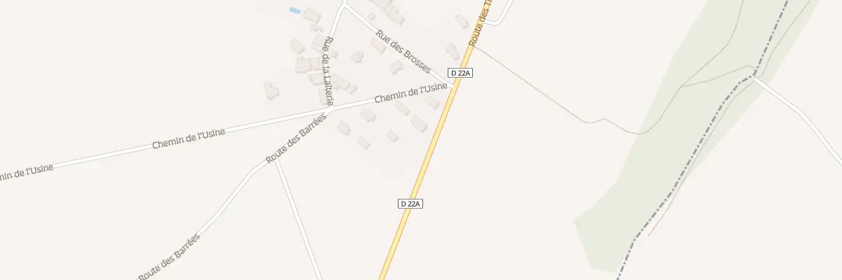 Plan du 947 Rte des Traverses à Izeron