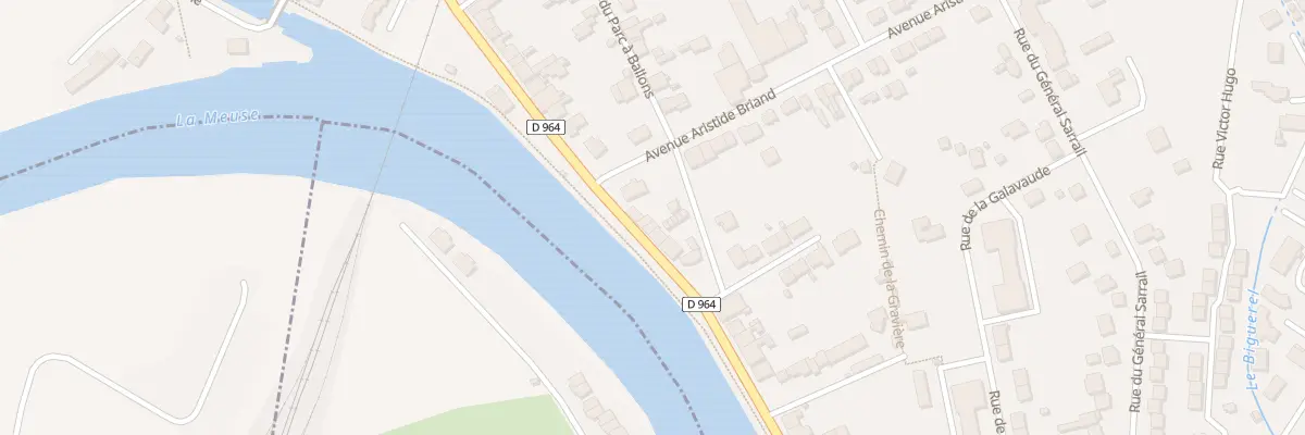 Plan du 64 Rue du Général de Gaulle à Belleville-sur-Meuse