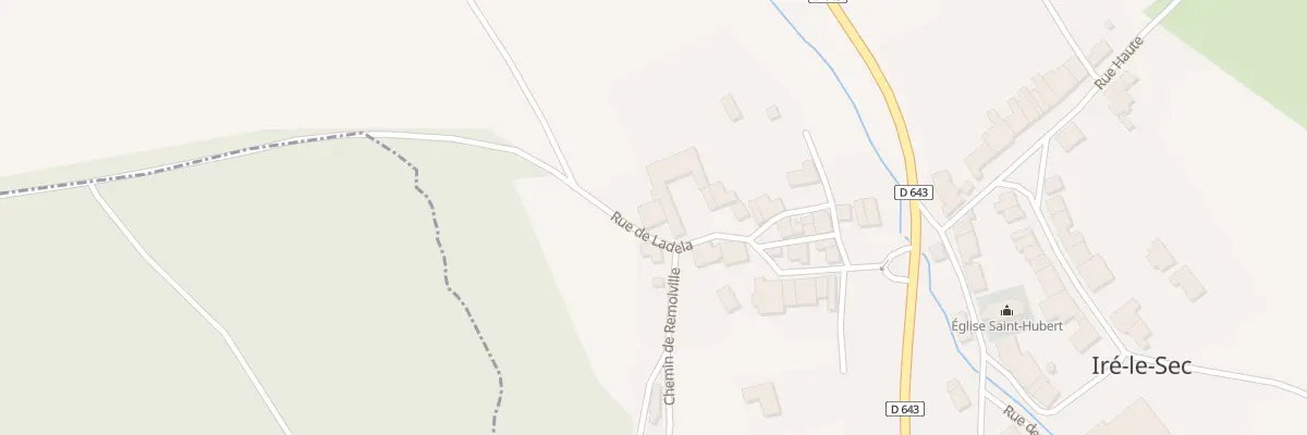 Plan du 20 Rue de Ladela à Iré-le-Sec