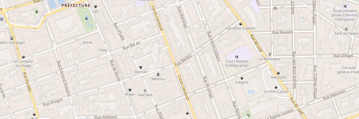 Plan du 103 Crs Lieutaud à Marseille 6e Arrondissement