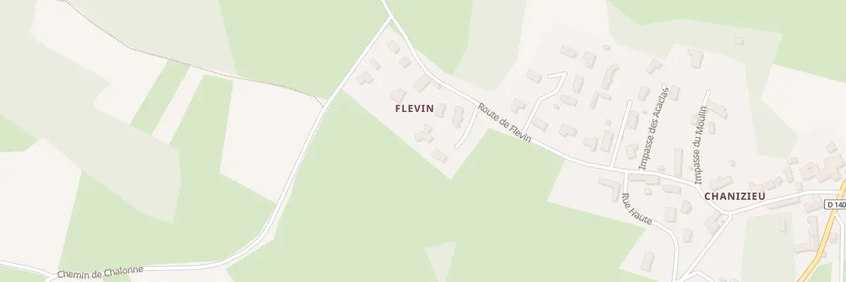 Plan du 453 Rte de Flevin à Courtenay