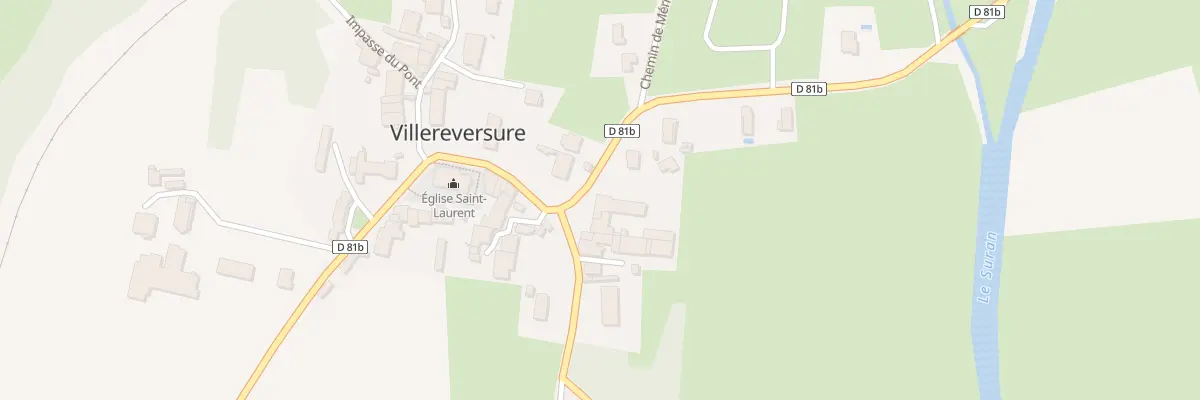 Plan du 1401 Rte de Bourg à Villereversure
