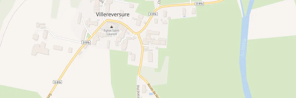 Plan du 1680 Rte de Noblens à Villereversure
