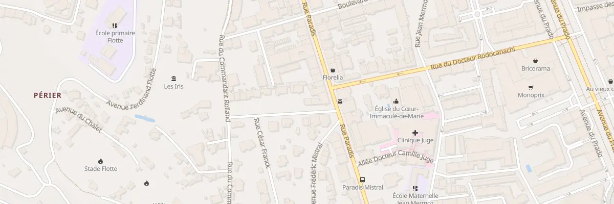 Plan du 4 Bd Rivet à Marseille 8e Arrondissement