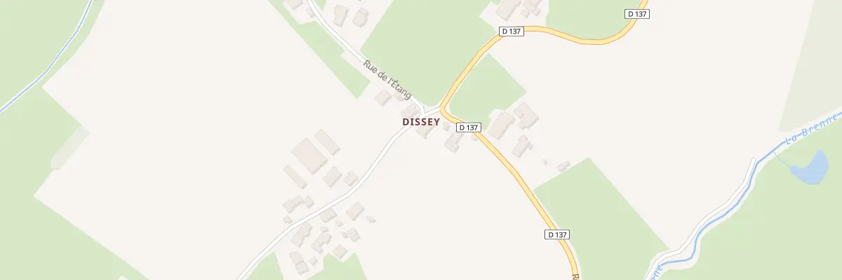 Plan du 3 Rte de Rye à Mouthier-en-Bresse