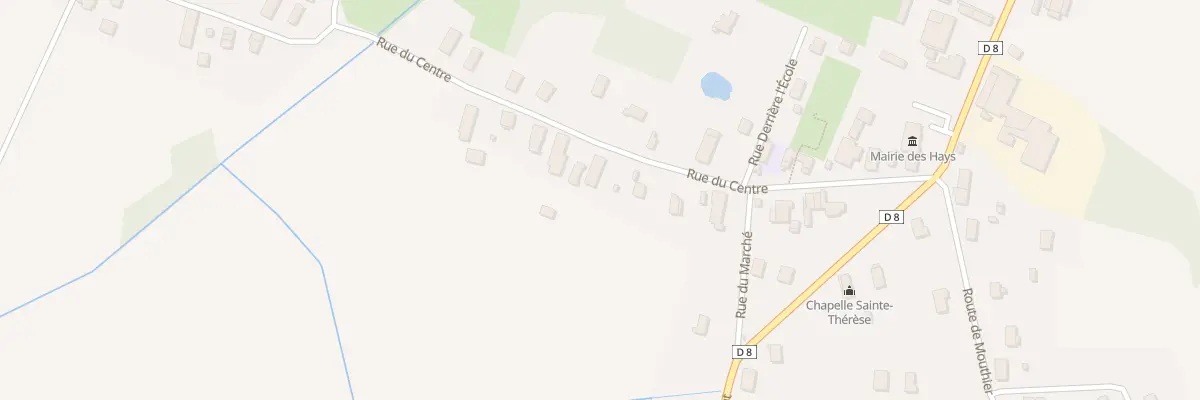 Plan du 9 Rue du Centre aux Hays
