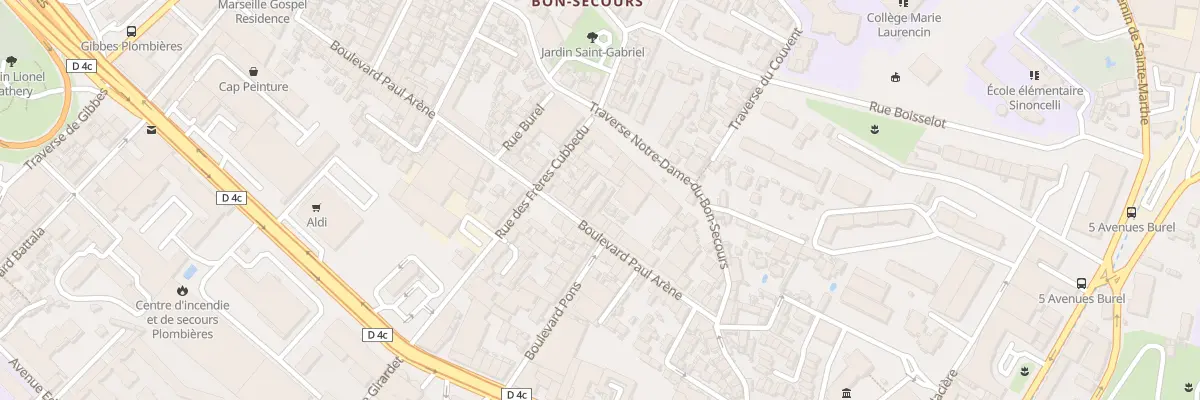 Plan du 32 Bd Paul Arene à Marseille 14e Arrondissement