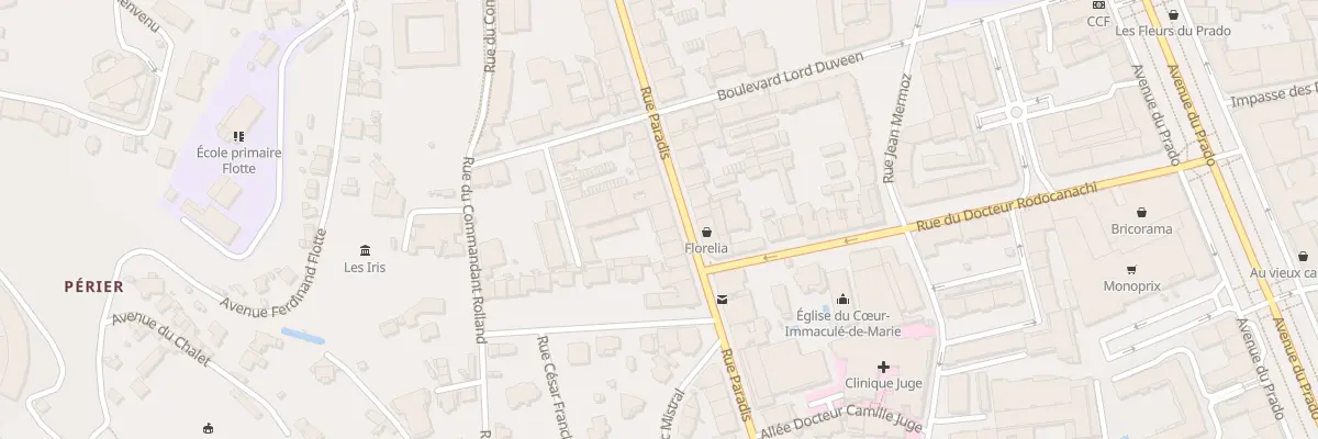 Plan du 444B Rue paradis à Marseille 8e Arrondissement