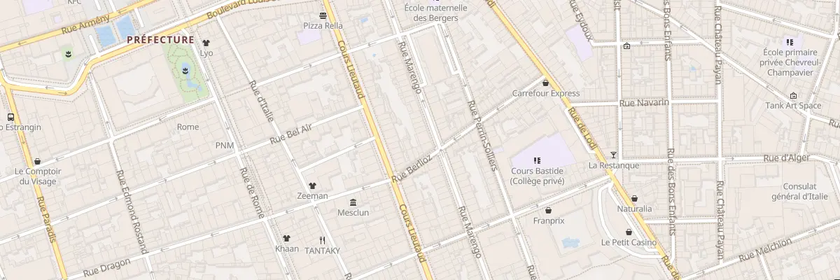 Plan du 46 Rue marengo à Marseille 6e Arrondissement