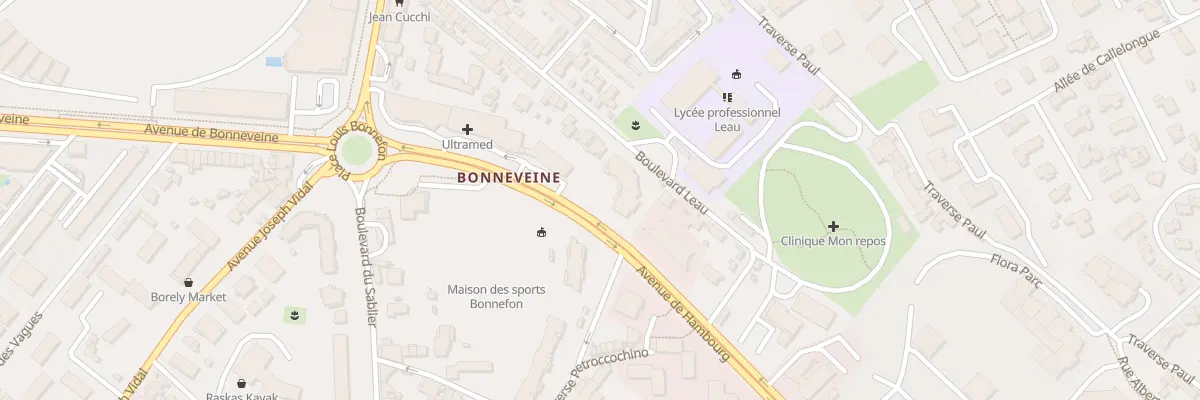 Plan du 80 Bd Leau à Marseille 8e Arrondissement