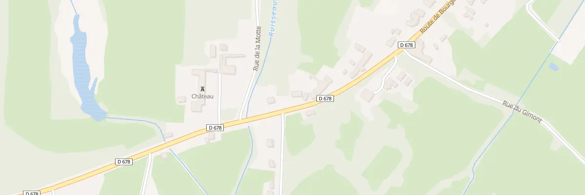 Plan du 800 Rte de Bourgogne à Beaurepaire-en-Bresse