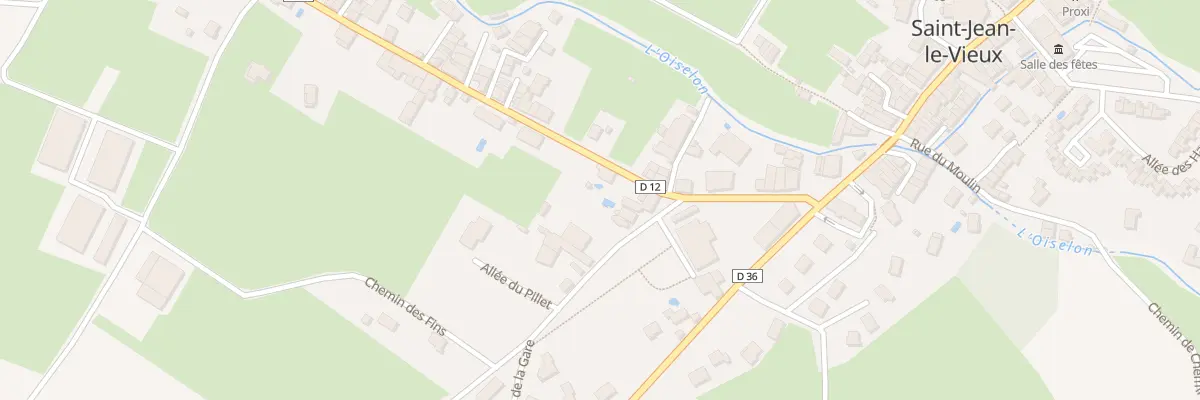 Plan du 40 Rue de la Gare à Saint-Jean-le-Vieux