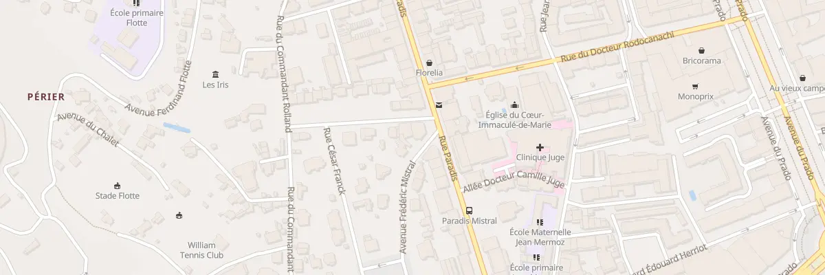 Plan du 1 Bd Rivet à Marseille 8e Arrondissement