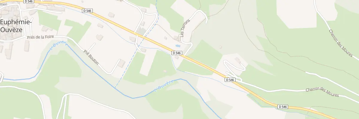 Plan du 5001 Les Terrons à Sainte-Euphémie-sur-Ouvèze